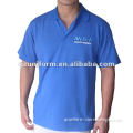 Custom Blue Short Sleeve Embroidery T shirts SLT010